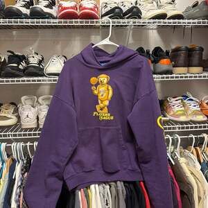Market Players League Lakers Kobe Bear Hoodie Purple